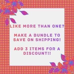 🚨Save on shipping - Make a Bundle!! 🚨